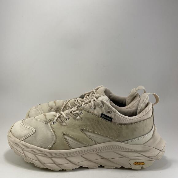 Hoka One One Anacapa Low Hiking Sneakers Womens Size 8.5 Eggnog/Shifting Sand - Picture 3 of 13